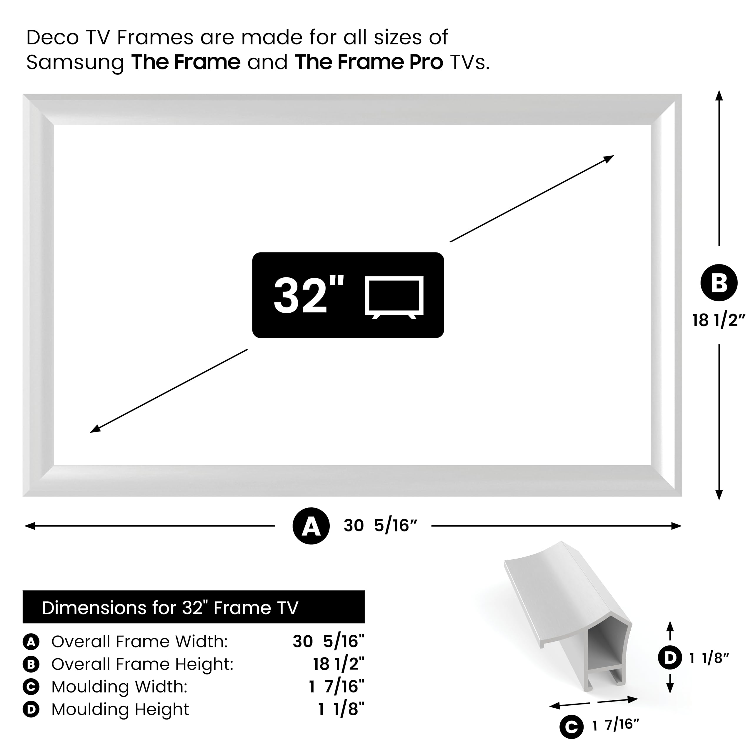 Amazon.com: Pure White Prismatic 32